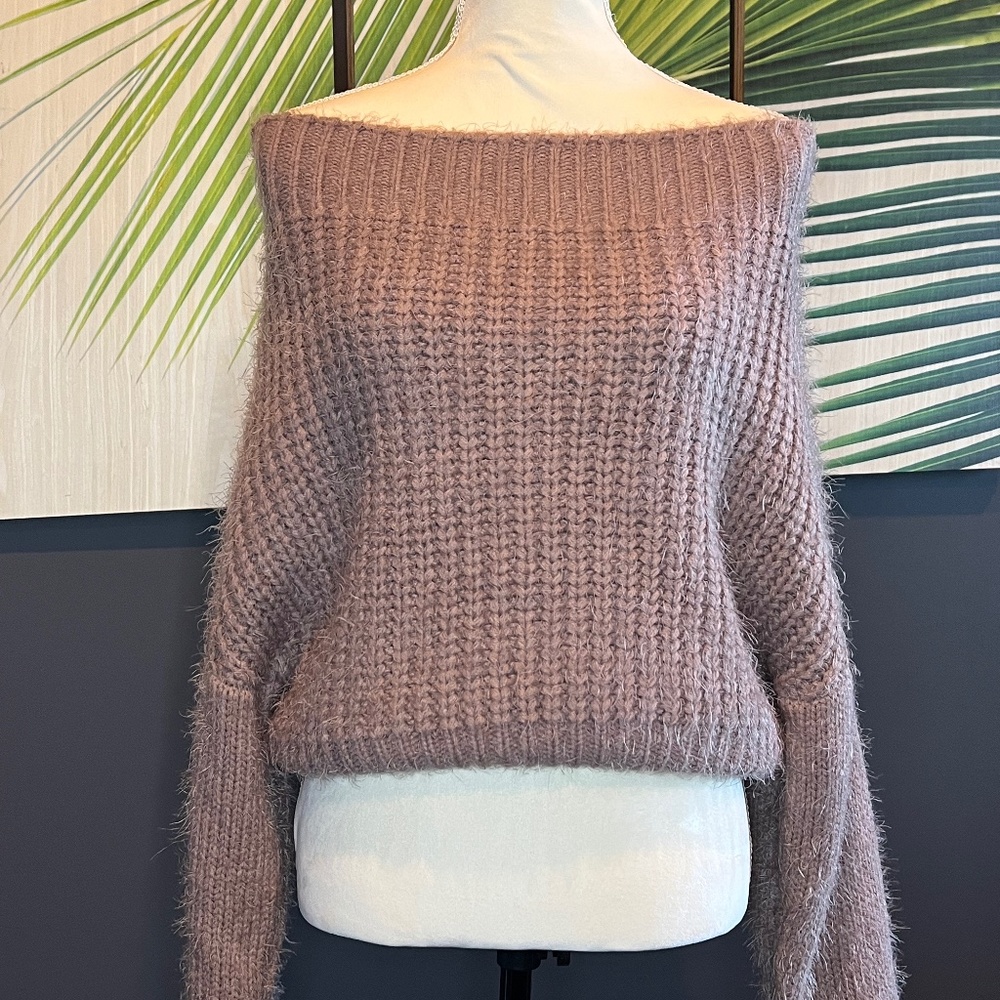SHE + SKY Off the Shoulder Sweater
